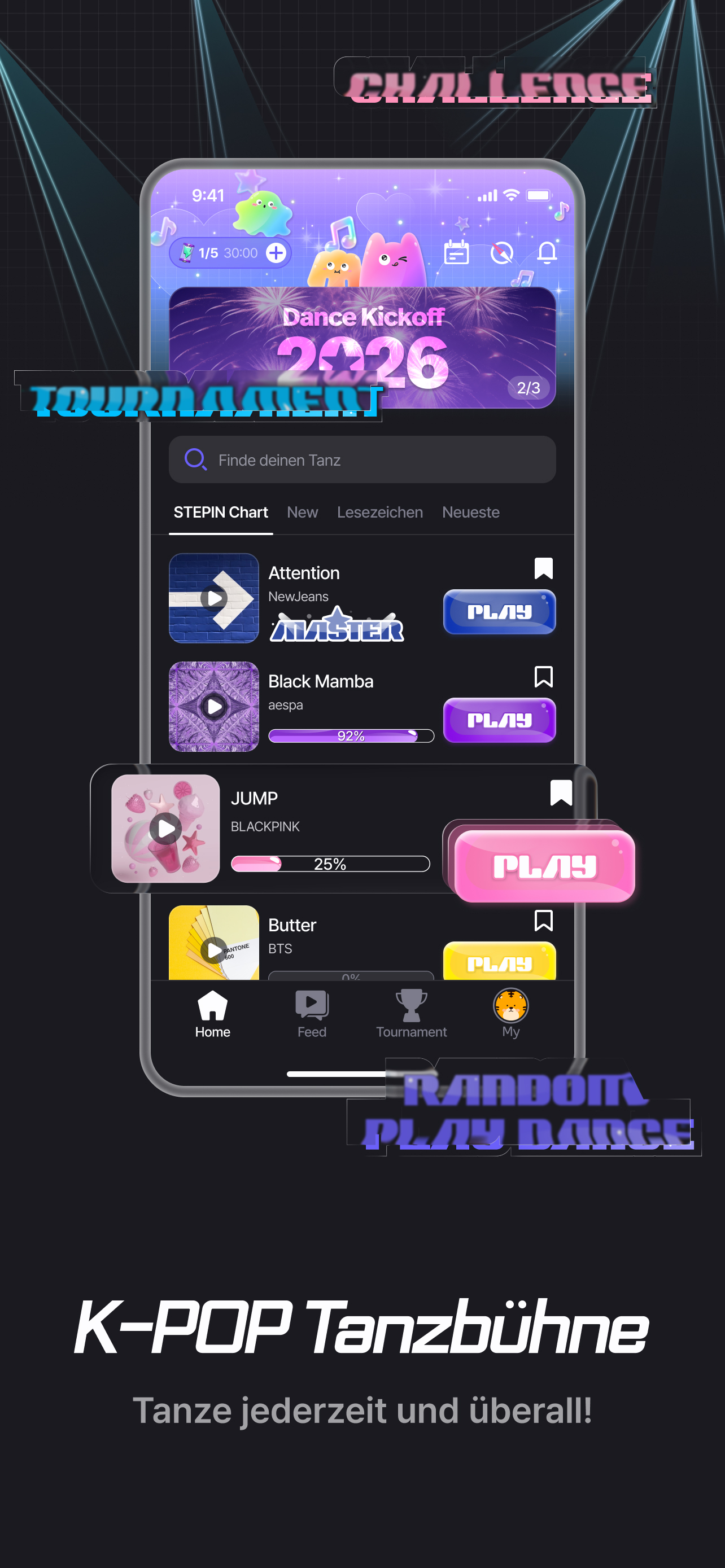 Dance Challenge · Random Play