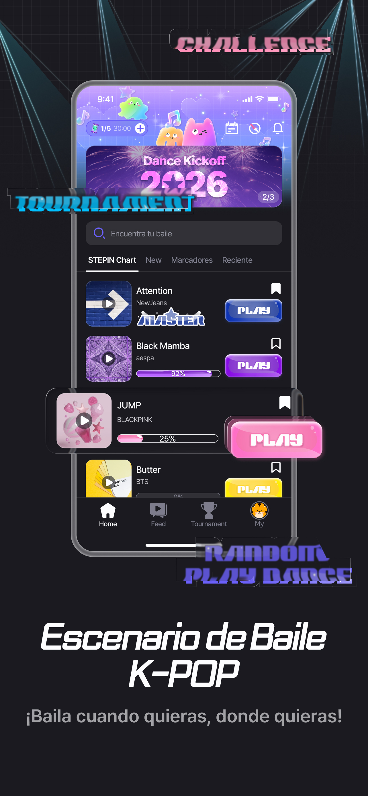 Dance Challenge · Random Play