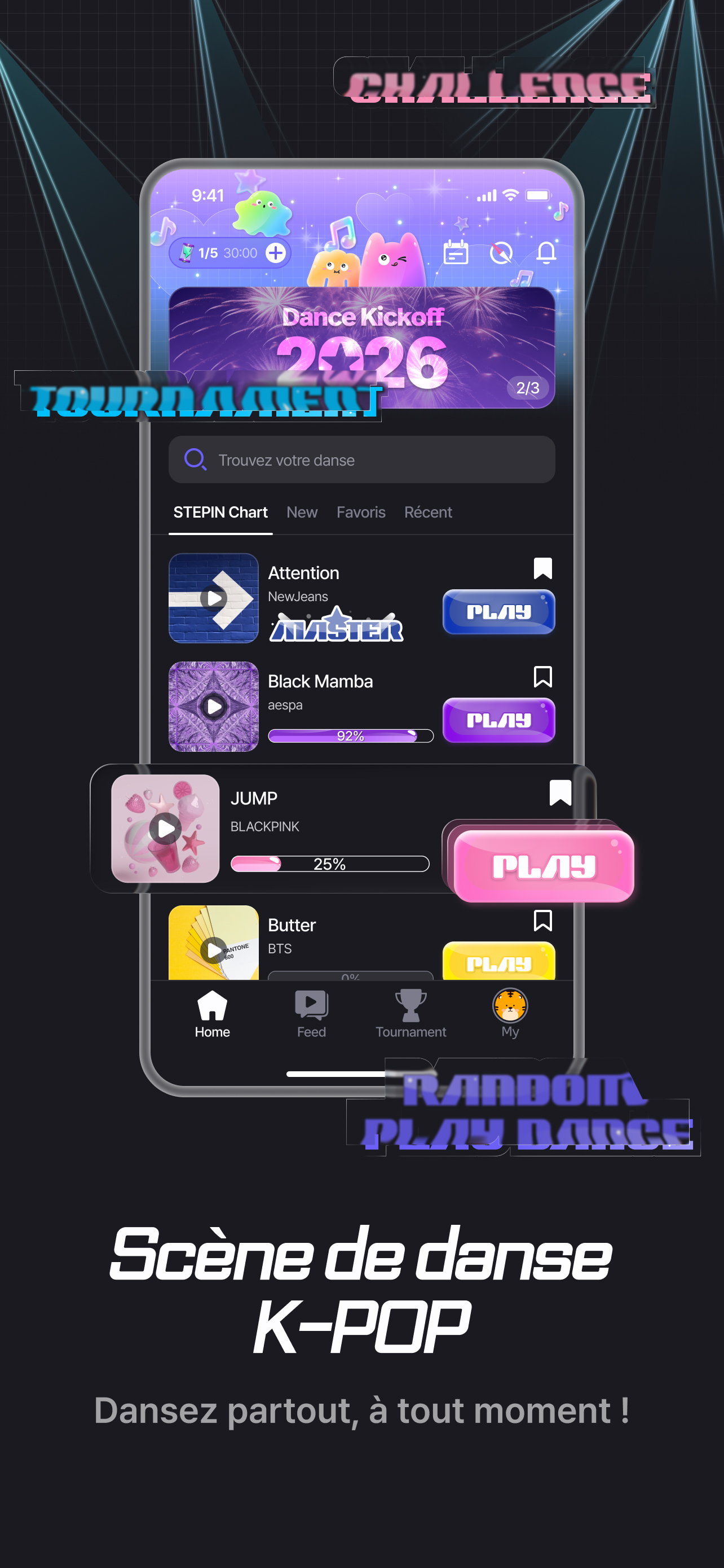 Dance Challenge · Random Play