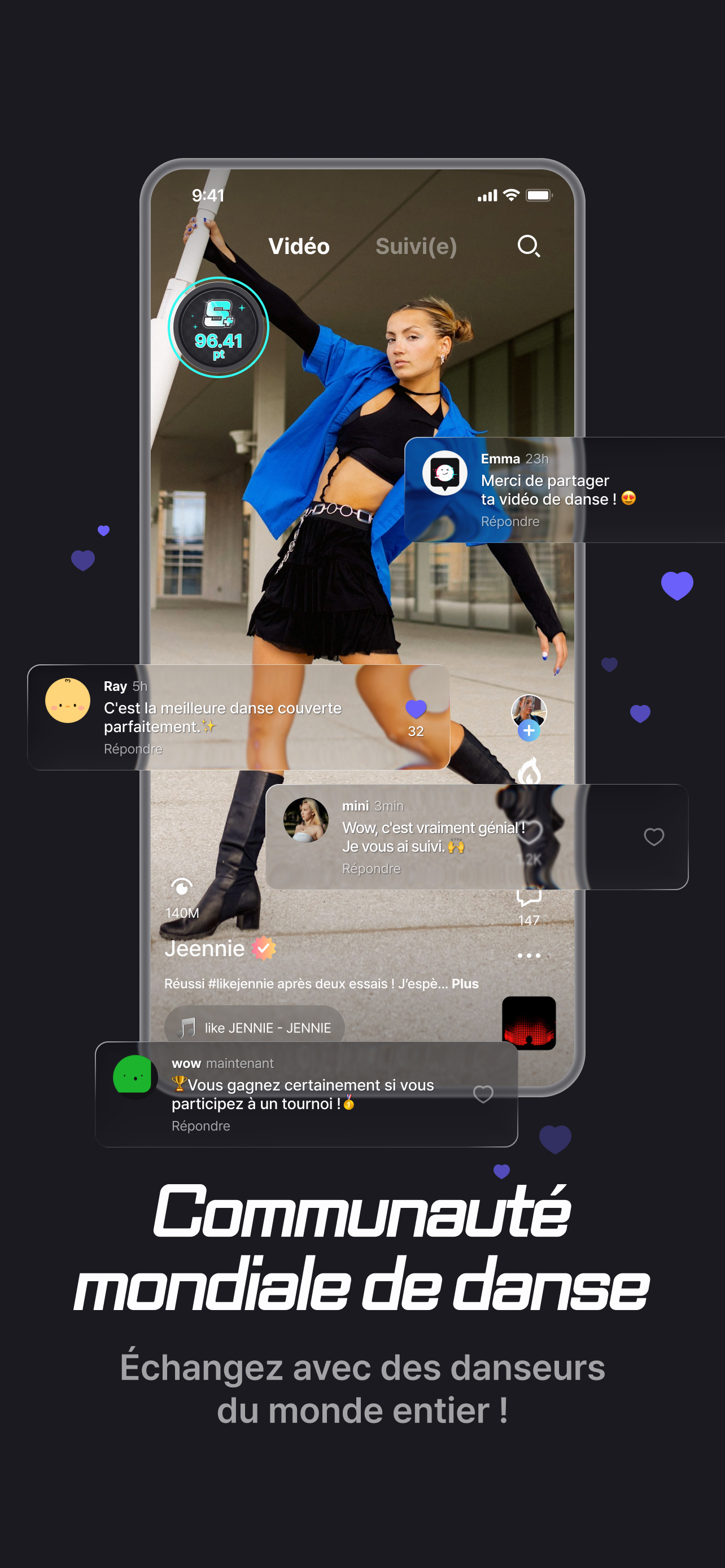 Feed · Classement · Communauté
