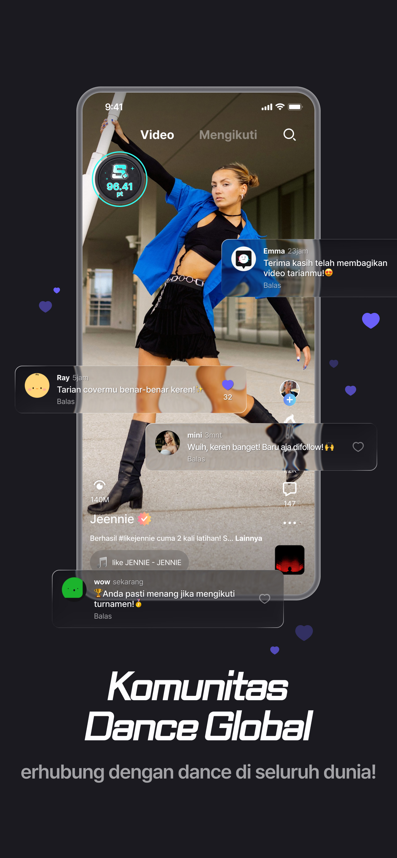 Feed · Ranking · Komunitas