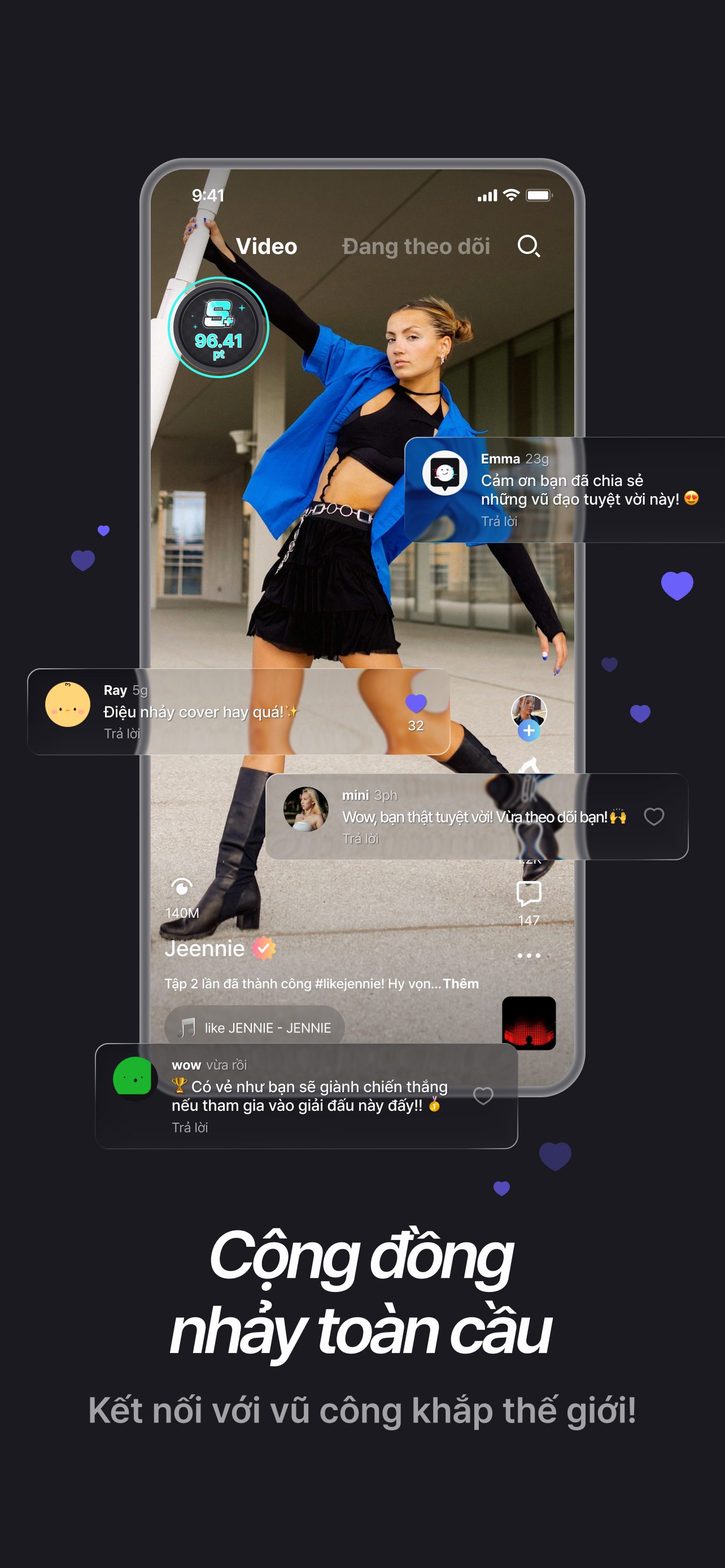 Feed · Xếp hạng · Cộng đồng